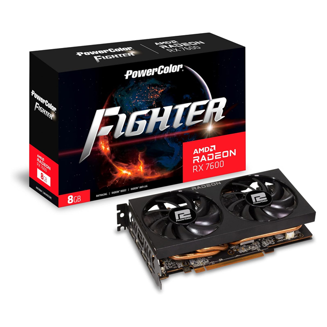 Tarjeta de Video PowerColor Fighter AMD Radeon RX 7600, 8GB 128-bit GDDR6, PCI Express 4.0