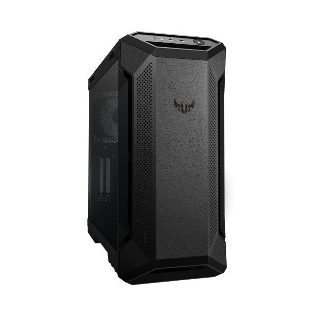 Gabinete ASUS TUF Gaming GT501 con Ventana RGB, Midi Tower, ATX/EATX/Micro ATX/Mini-ITX, USB 3.1, sin Fuente, 4 Ventiladores Instalados, Negro