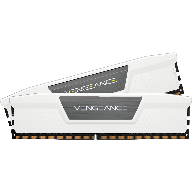 Kit Memoria RAM Corsair Vengeance DDR5, 5200MHz, 64GB (2 x 32GB), CL40, XMP, Blanco