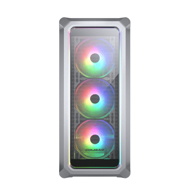 Gabinete Cougar Archon 2 RGB con Ventana, Midi-Tower, Mini-ITX/Micro-ATX/ATX, USB 3.0/2.0, sin Fuente, 3 Ventiladores ARGB Instalados, Blanco