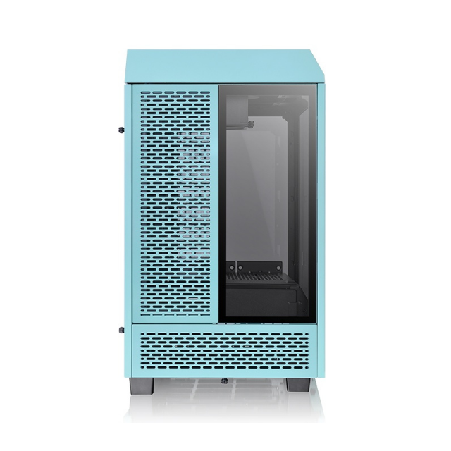 Gabinete Thermaltake The Tower 100 con Ventana RGB, Mini-Tower, Mini-ITX, USB 3.0, sin Fuente, Turquesa
