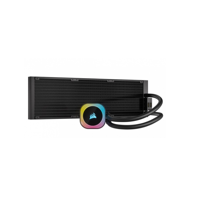 Corsair iCUE Link H170i RGB AIO Enfriamiento Líquido para CPU, 3x 140mm, 400 - 2000RPM, Negro
