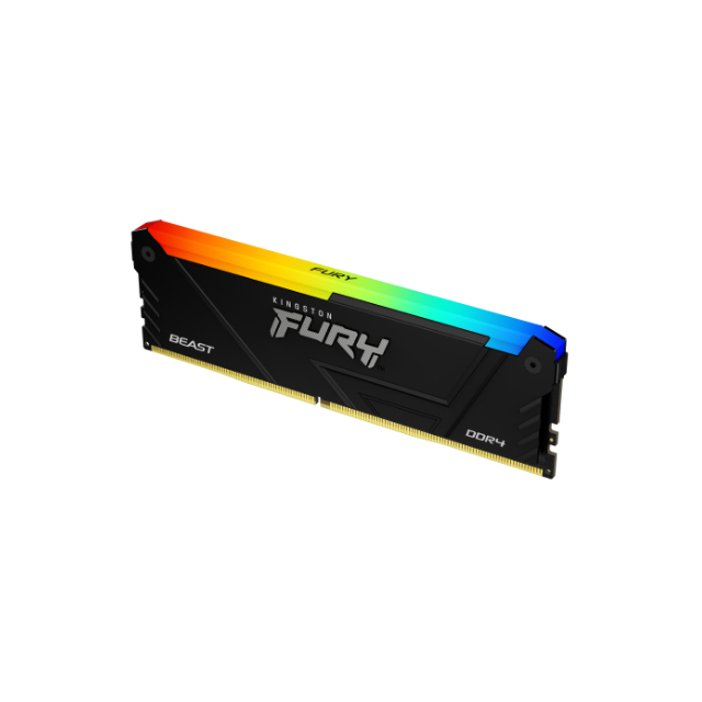 Memoria RAM Kingston FURY Beast RGB DDR4, 3200MHz, 16GB, Non-ECC, CL16