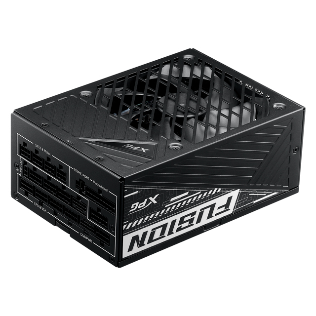 Fuente de Poder XPG FUSION 80 PLUS Titanium, 20+4 pin ATX, 120mm, 1600W 