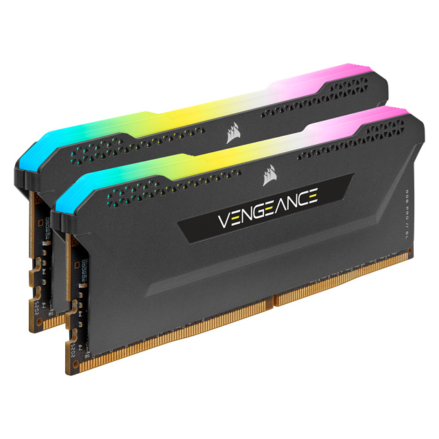 Kit Memoria RAM Corsair Vengeance RGB PRO SL DDR4, 3600MHz, 16GB (2 x 8GB), CL18, XMP 