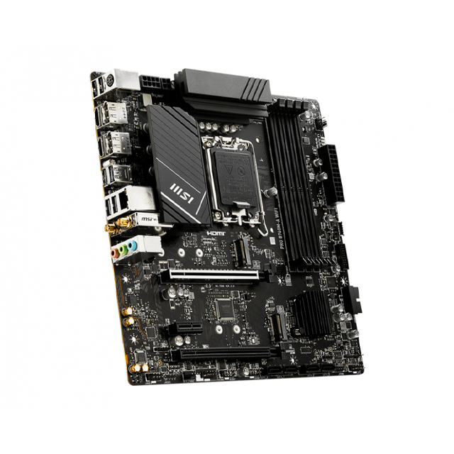 Tarjeta Madre MSI Micro-ATX PRO B760M-A WIFI, S-1700, Intel B760, HDMI, 192GB DDR5 para Intel