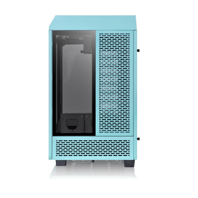 Gabinete Thermaltake The Tower 100 con Ventana RGB, Mini-Tower, Mini-ITX, USB 3.0, sin Fuente, Turquesa