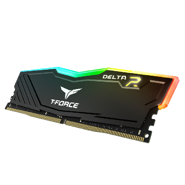 Kit Memoria RAM Team Group T-Force Delta RGB DDR4, 3200MHz, 32GB (2 x 16GB), No-ECC, CL16, XMP