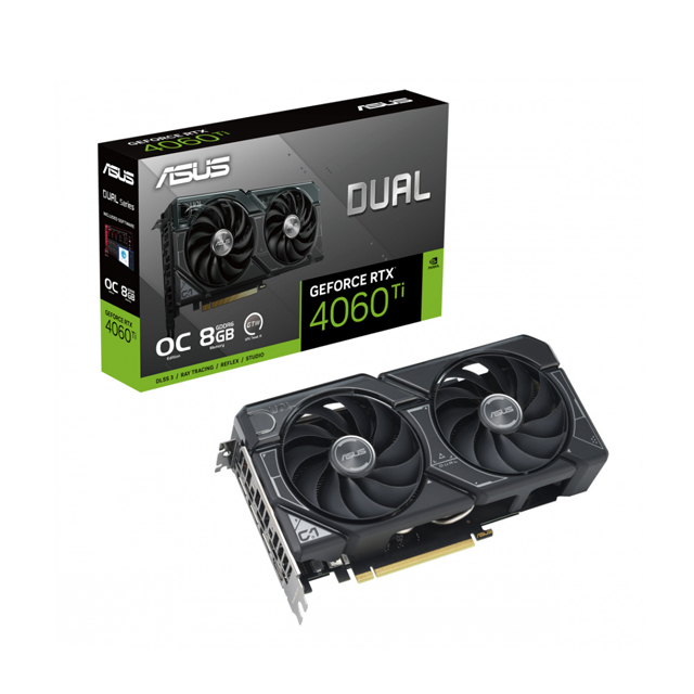 Tarjeta de Video ASUS NVIDIA Dual GeForce RTX 4060 Ti OC, 8GB 128-bit GDDR6, PCI Express 4.0