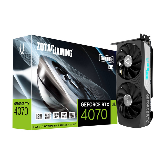 Tarjeta de Video Zotac NVIDIA GeForce RTX 4070 Twin Edge OC Gaming, 12GB 192-bit GDDR6, PCI Express x16 4.0