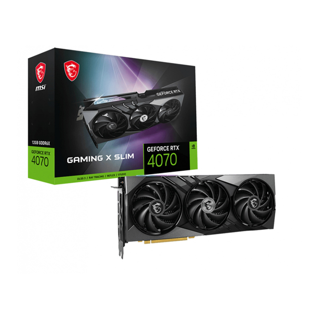 Tarjeta de Video MSI GeForce RTX 4070 GAMING X SLIM 12G, 12GB 192-bit GDDR6X, PCI Express 4.0