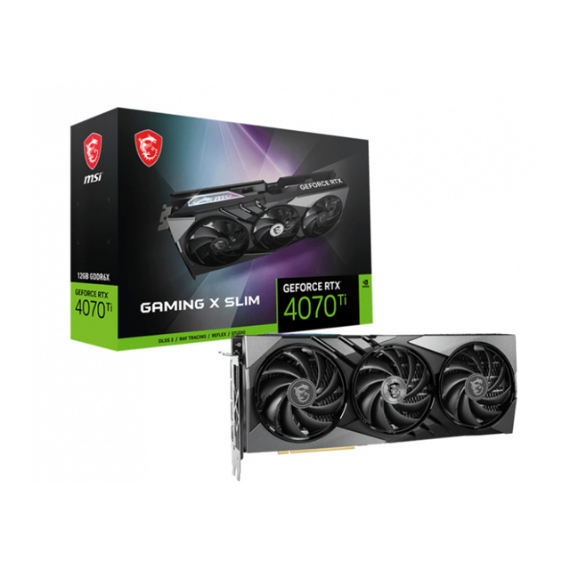 Tarjeta de Video MSI NVIDIA GeForce RTX 4070 Ti GAMING X SLIM 12G, 12GB 192-bit GDDR6X, PCI Express 4.0