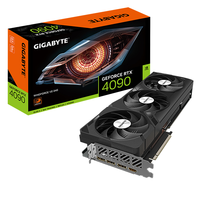 Tarjeta de Video Gigabyte NVIDIA GeForce RTX 4090 WINDFORCE V2 24G, 24GB 384-bit GDDR6X, PCI Express 4.0