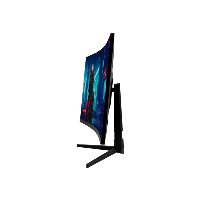 Monitor Gamer Curvo  27" Ultra Earth Pro MGP27C VA + 240 Hz + 1 ms + FullHD + PIP + PBP / 2x HDMI 2.1 + 2x DP + 3.5mm + Iluminacion RGB / Negro
