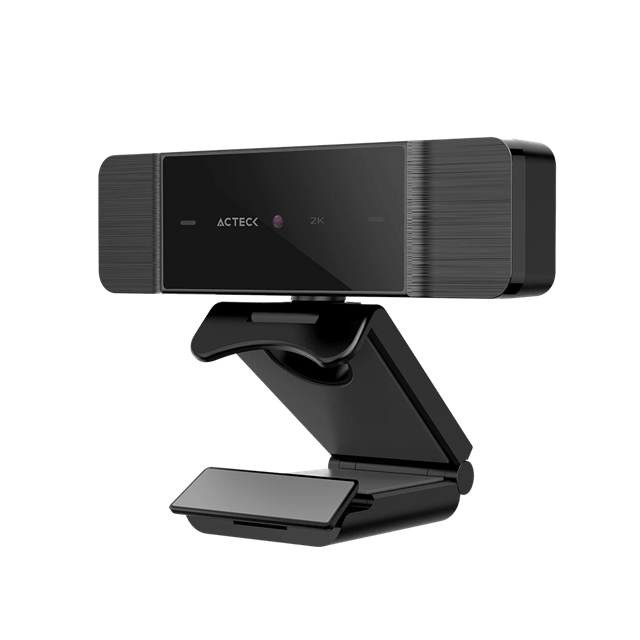 Camara Web Haptos CW480 2K Full HD + 15 FPS Auto Focus con Microfono + Ajuste Multiángulo Advanced Series Negro