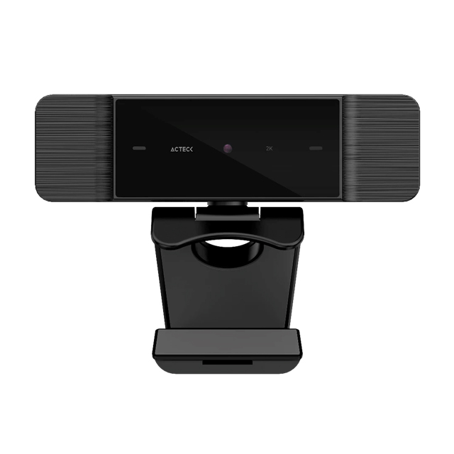 Camara Web Haptos CW480 2K Full HD + 15 FPS Auto Focus con Microfono + Ajuste Multiángulo Advanced Series Negro