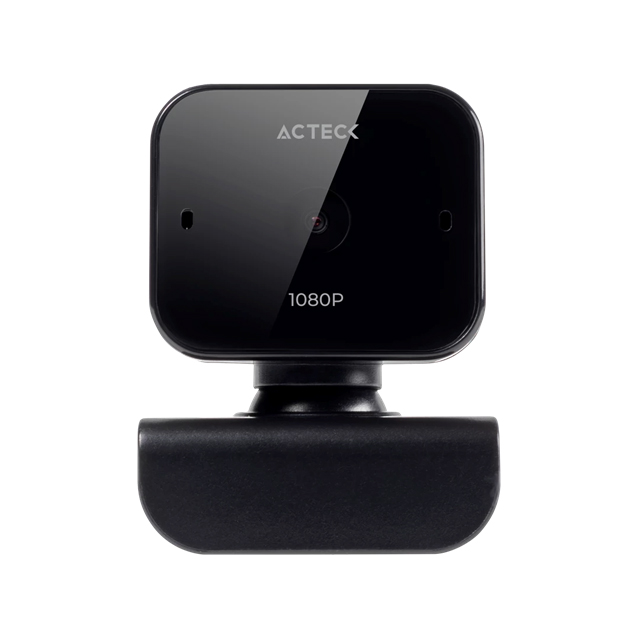 Camara Web Haptos Plus CW460 1080p + 15 FPS Auto Focus con Microfono + Ajuste Multiángulo Advanced Series Negro