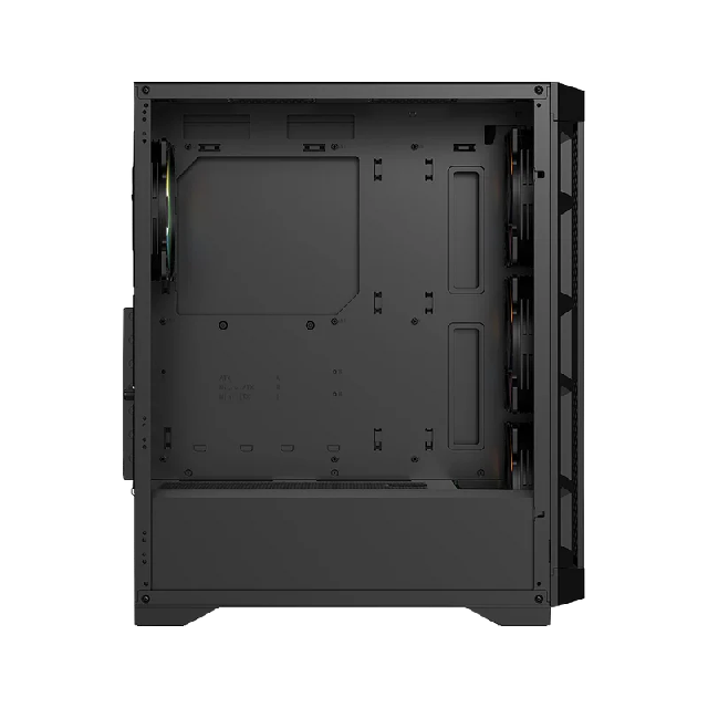 Gabinete Gamer Media Torre Carbono Twin Mate 5000 ATX/Micro-ATX/Mini-ITX 4x Fan ARGB Negro