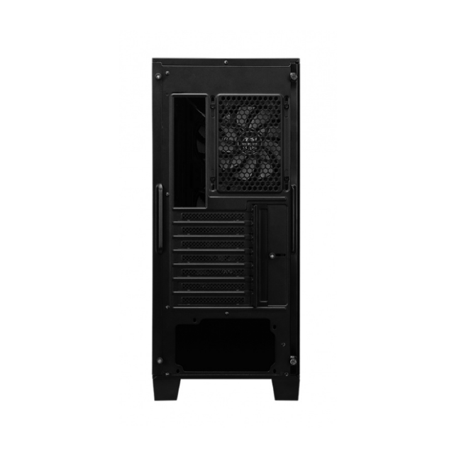 Gabinete MSI MAG FORGE 120A AIRFLOW con Ventana RGB, Midi-Tower, ATX/Micro-ATX/Mini-ITX, USB 3.2, sin Fuente, 6 Ventiladores RGB Instalados, Negro RGB FIJO
