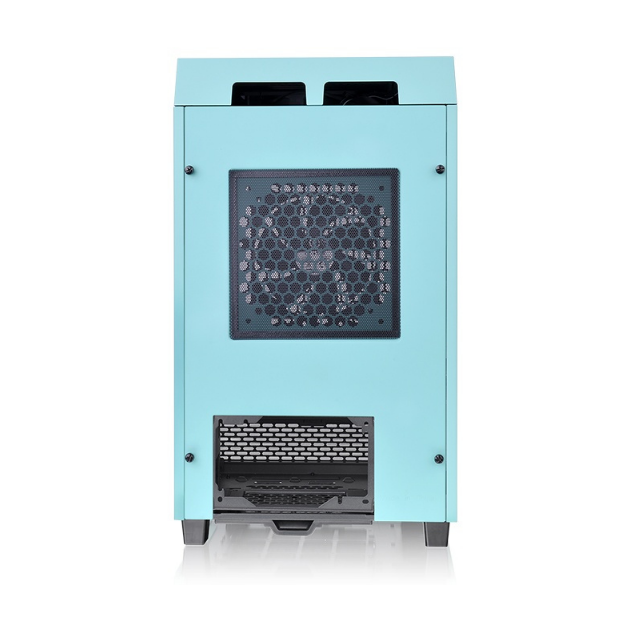 Gabinete Thermaltake The Tower 100 con Ventana RGB, Mini-Tower, Mini-ITX, USB 3.0, sin Fuente, Turquesa
