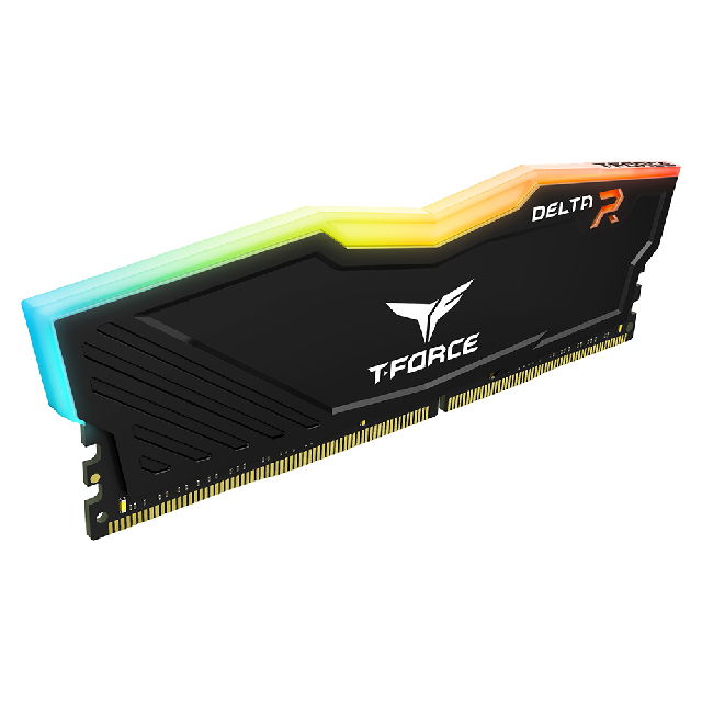 Kit Memoria RAM Team Group T-Force Delta RGB DDR4, 3200MHz, 32GB (2 x 16GB), No-ECC, CL16, XMP