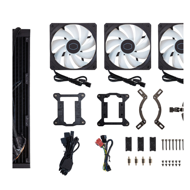 Cooler Master MasterLiquid 360L Core ARGB Enfriamiento Líquido para CPU, 3 x 120mm, 650-1750RPM