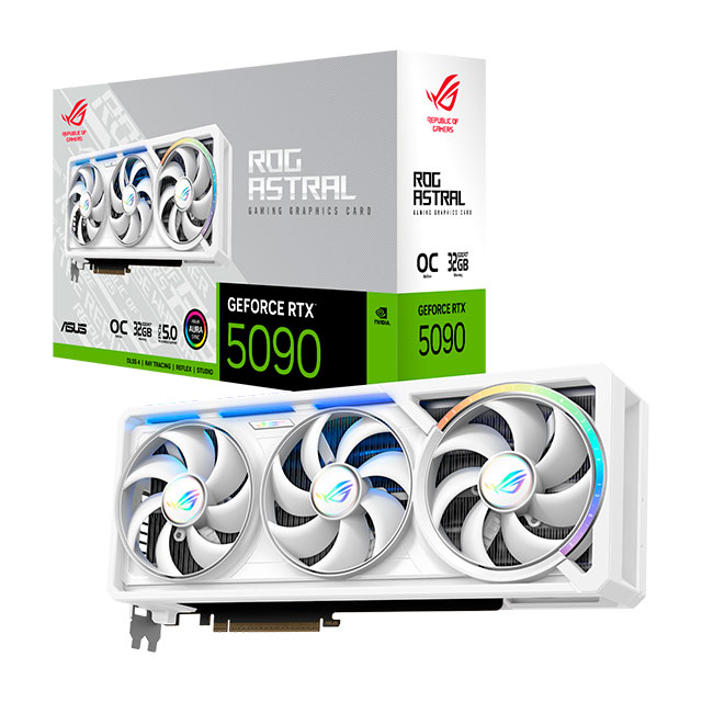 Tarjeta de Video ASUS NVIDIA ROG Astral GeForce RTX 5090 32GB OC White Edition, 32GB 512-bit GDDR7, PCI Express 5.0