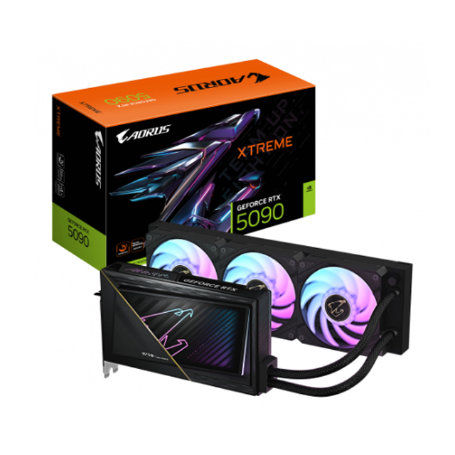 Tarjeta de Video AORUS NVIDIA GeForce RTX 5090 XTREME WATERFORCE, 32GB 512-bit GDDR7, PCI Express x16 5.0
