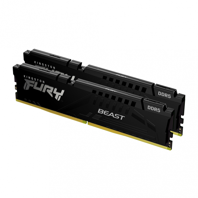 Kit Memoria RAM Kingston Fury Beast DDR5, 5200MHz, 64GB (2x 32GB), Non-ECC, CL36, XMP