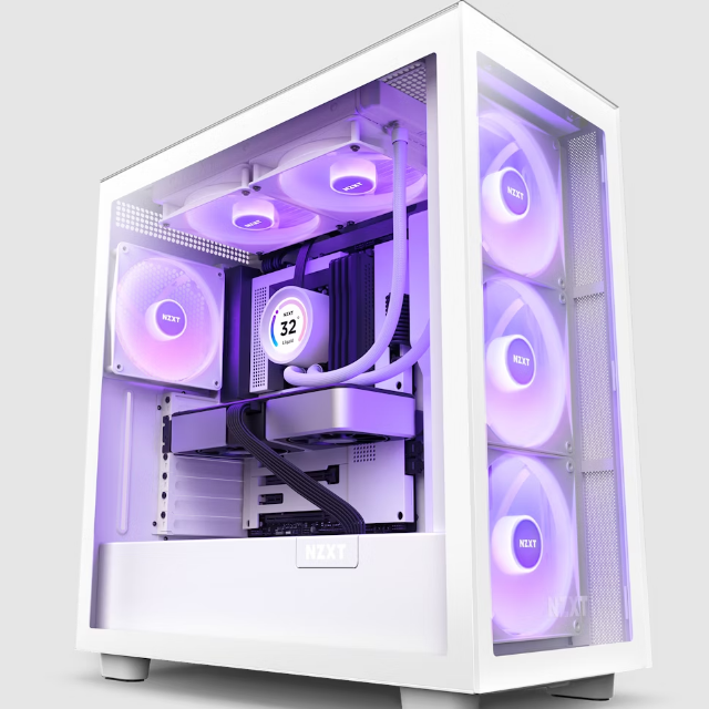 NZXT Kraken Elite 280 RGB Enfriamiento Líquido para CPU, 2x 140mm, 500 - 1500RPM, Blanco