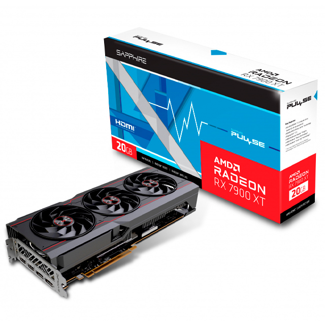 Tarjeta de Video Sapphire AMD Radeon RX 7900 XT PULSE, 20GB 320-Bit GDDR6, PCI Express 4.0