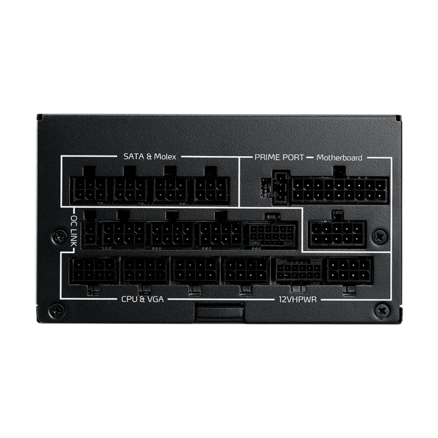 Fuente de Poder XPG FUSION 80 PLUS Titanium, 20+4 pin ATX, 120mm, 1600W 