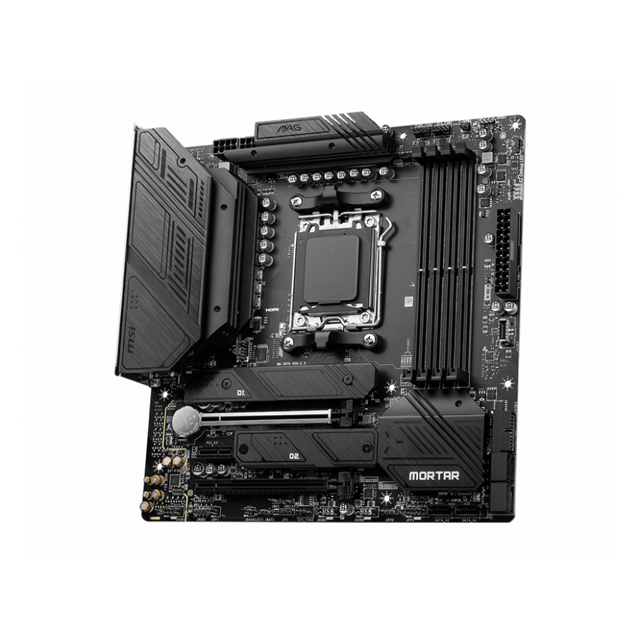 Tarjeta Madre MSI Micro-ATX MAG B650M MORTAR WIFI, S-AM5, AMD B650, HDMI, 128GB DDR5 para AMD