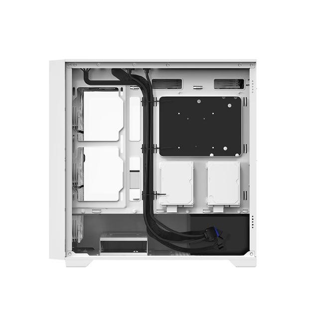 Gabinete Gamer Media Torre Carbono Twin Mate 8000 Micro-ATX/Mini-ITX 4x Fan ARGB Blanco