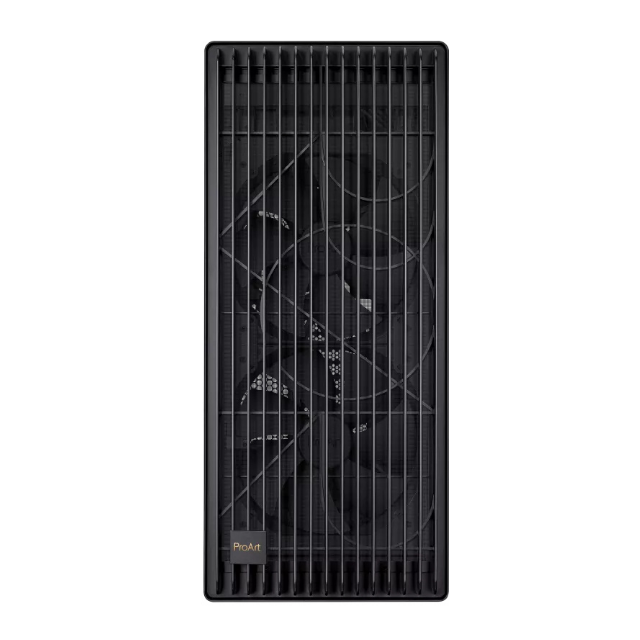 Gabinete ASUS ProArt PA602 con Ventana, Midi Tower, ATX/DTX/EATX/micro ATX/Mini-DTX/Mini-ITX, USB 3.2, sin Fuente, 3 Ventiladores Instalados, Negro