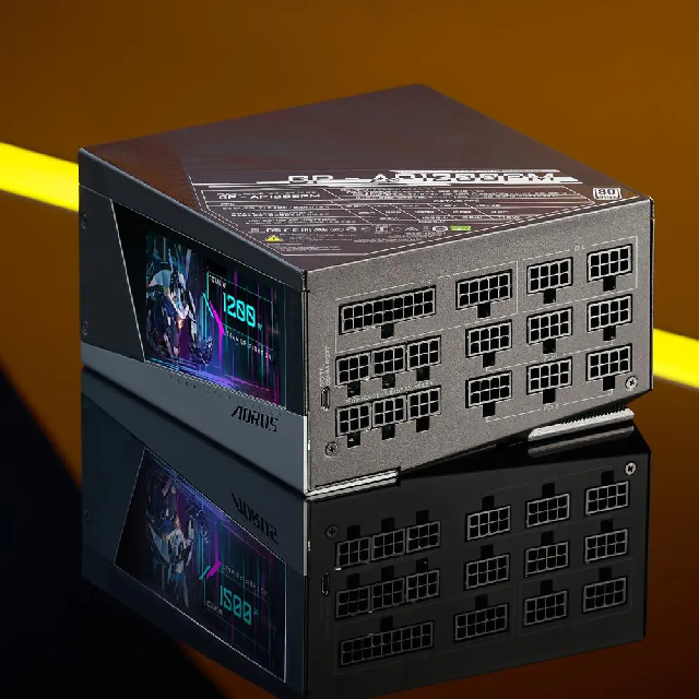 Fuente de Poder AORUS P1200W 80 PLUS Platinum, 20+4 pin ATX, 140mm, 1200W