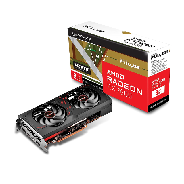Tarjeta grafica Sapphire Pulse AMD Radeon RX 7600
