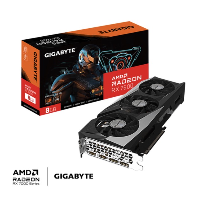 Tarjeta De Video Gigabyte Radeon Rx 7600 Gaming Oc 8g, 8gb, 128 Bit, Gddr6, Pci Express 4.0