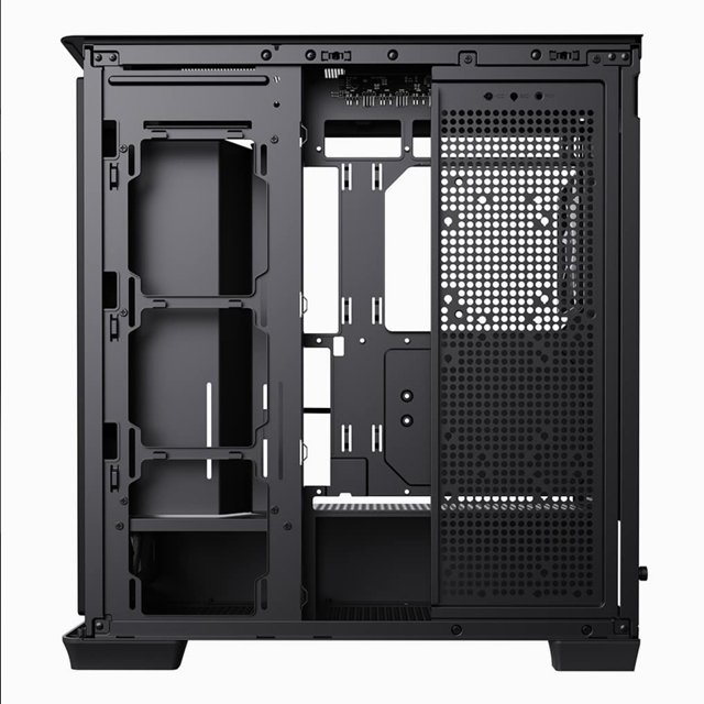 Gabinete APNX C1 con Ventana, Midi-Tower, ATX/Micro-ATX/Mini-ITX, USB 3.0, sin Fuente, 4 Ventiladores ARGB Incluidos, Negro
