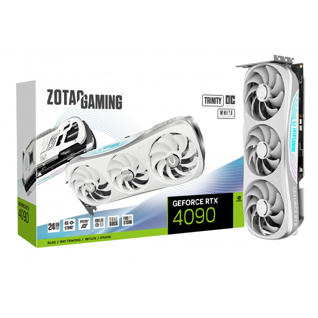 Tarjeta de Video Zotac NVIDIA GeForce RTX 4090 Trinity OC White, 24GB 384-bit GDDR6X, PCI Express x16 4.0 