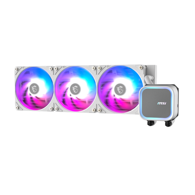 MSI MAG CORELIQUID A13 360 / WHITE Enfriamiento Líquido para CPU, 3x 120mm, hasta 2000RPM, Blanco