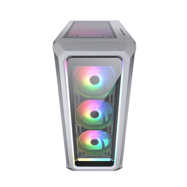 Gabinete Cougar Archon 2 RGB con Ventana, Midi-Tower, Mini-ITX/Micro-ATX/ATX, USB 3.0/2.0, sin Fuente, 3 Ventiladores ARGB Instalados, Blanco
