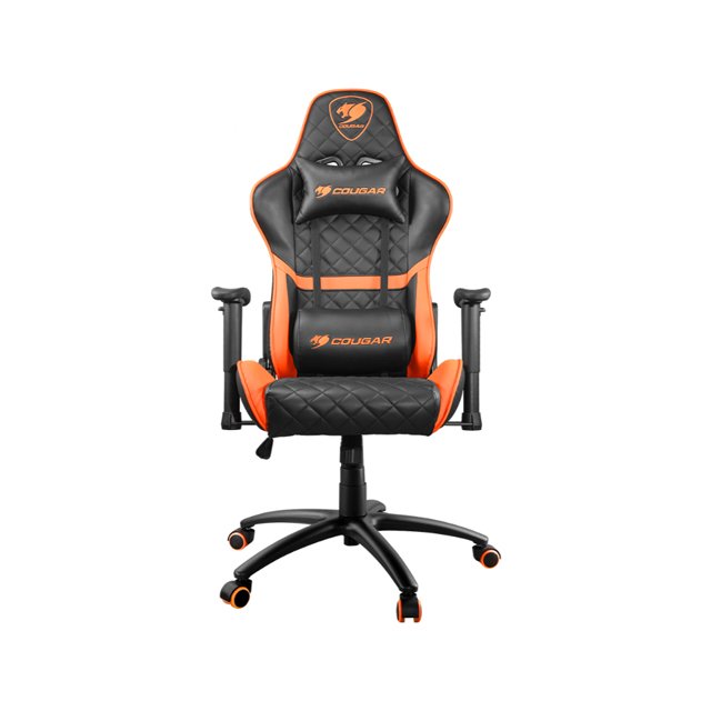 Cougar Silla Gamer Armor One, hasta 120kg, Negro/Naranja
