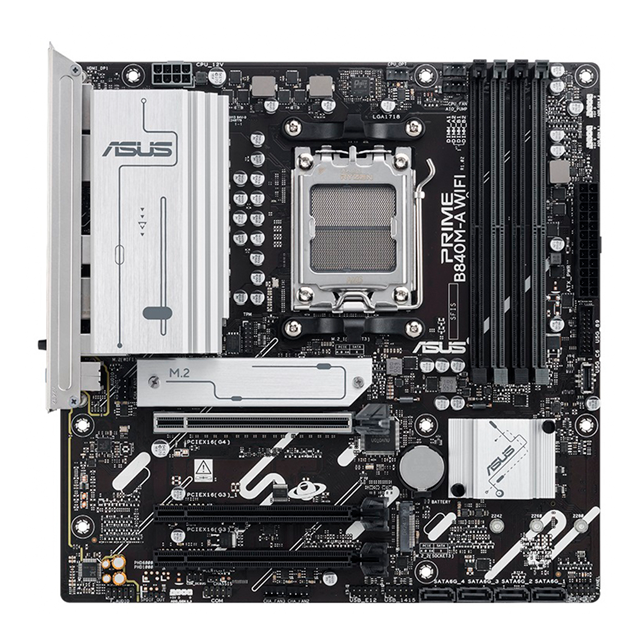 MOTHERBOARD ASUS PRIME B840M-A WIFI SOCKET AM5,4*DDR5,HDMI,2*DP,PCIE-4.0,WIFI6E, MICRO ATX