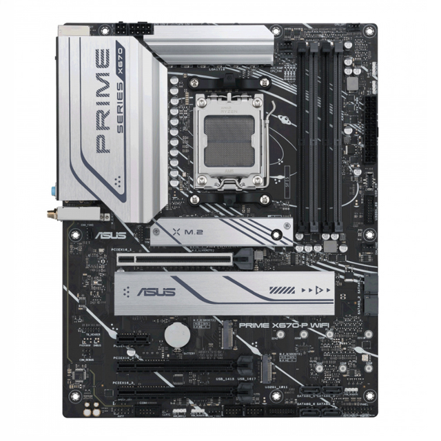 Tarjeta Madre ASUS ATX PRIME X670-P WIFI, S-AM5, AMD X670, HDMI, 128GB DDR5 para AMD