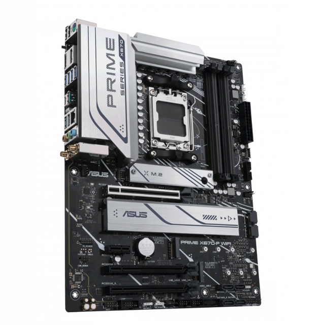 Tarjeta Madre ASUS ATX PRIME X670-P WIFI, S-AM5, AMD X670, HDMI, 128GB DDR5 para AMD