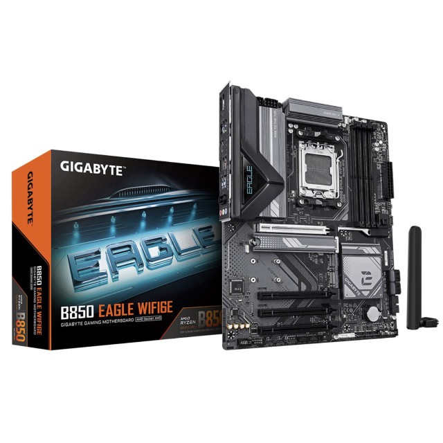 Tarjeta Madre Gigabyte B850 EAGLE WIFI6E, ATX, Socket AM5, AMD B850, 256GB DDR5, HDMI/DP para AMD