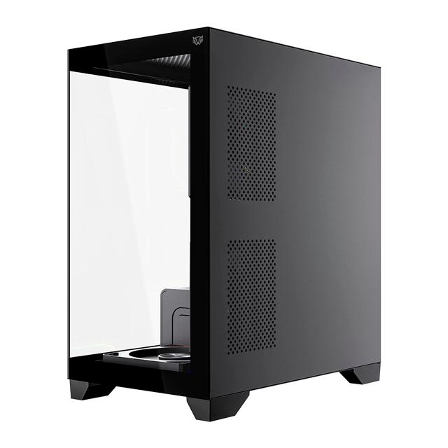 Gabinete Balam Rush Tank Perform 3600, Mini-Tower, Micro-ATX/Mini-ITX, USB 2.0/3.0, sin Fuente, 4 Ventiladores Instalados, Negro