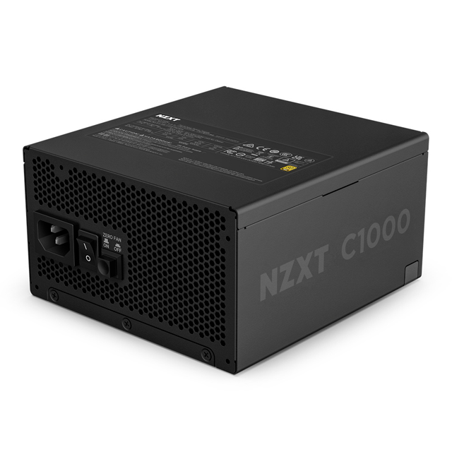 Fuente de Poder NZXT C1000 80 PLUS Gold, Modular, 24-pin ATX, 135mm, 1000W