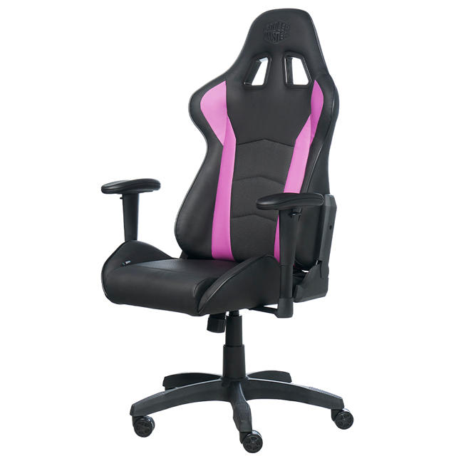 Cooler Master Silla Gamer Caliber R1, hasta 150Kg, Negro/Púrpura